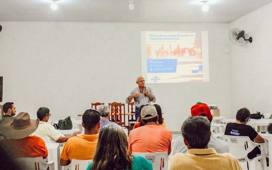 Sebrae promove oficina de Cocriação do Centro de Tradições Pantaneiras. 