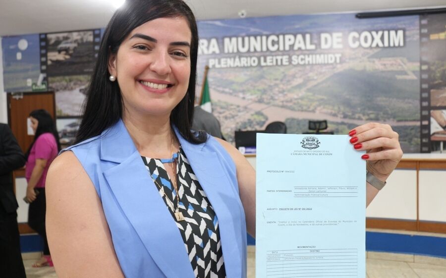 Por iniciativa de Adriana, Câmara aprova lei que inclui no calendário oficial o Dia do Nordestino