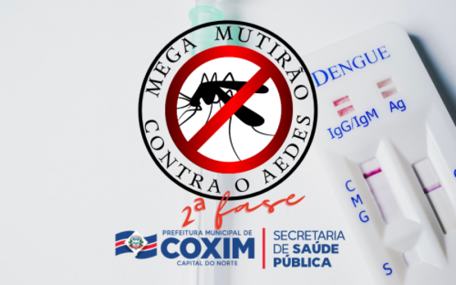2ª fase do Mega Mutirão Contra o Aedes acontecerá entre o Nova Coxim e Flávio Garcia