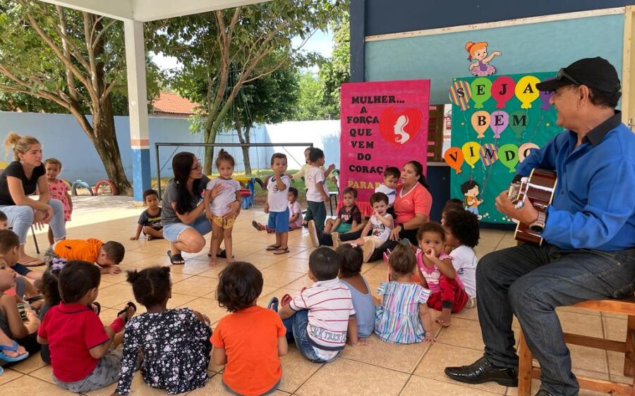 CEI Ildon Torquato realiza os projetos “Meus Passinhos” e “Musicalização na Educação Infantil”