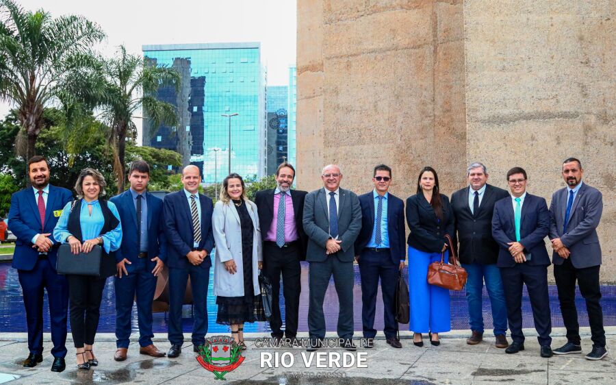 Vereadores da Câmara Municipal de Rio Verde, retornam de Brasília e garantem verbas para o município