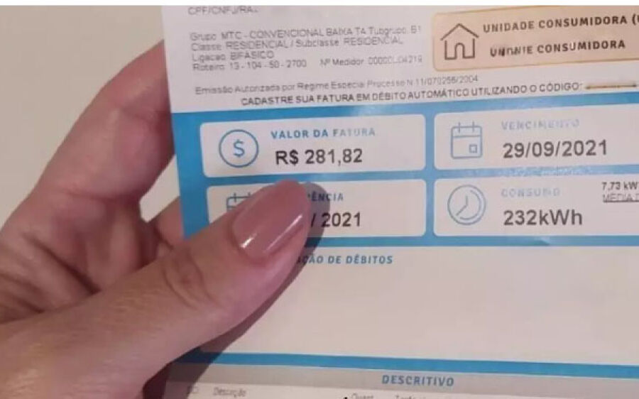 Índice de reajuste na conta de energia elétrica em MS será definido na terça