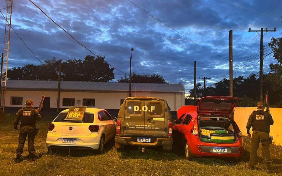 Durante feriado de Páscoa DOF prende quatro pessoas por tráfico de drogas e recupera dois veículos