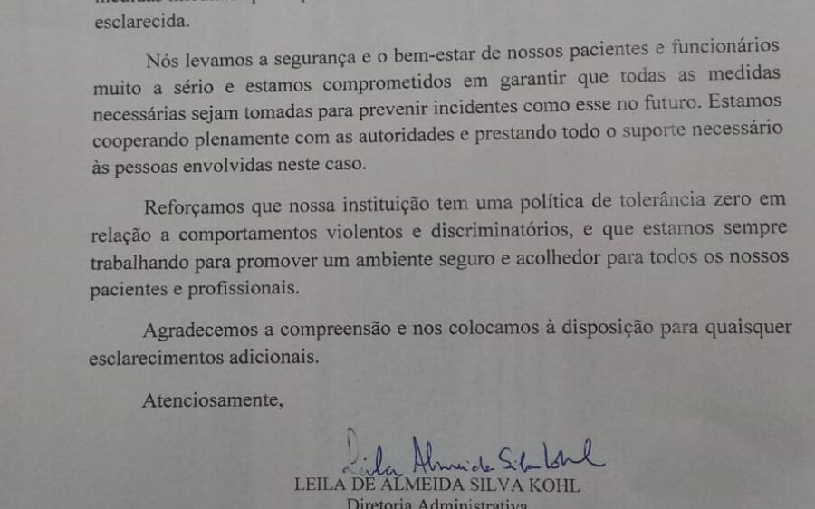 FESP emite Nota Oficial sobre caso de agressão ocorrido no Hospital Regional de Coxim 