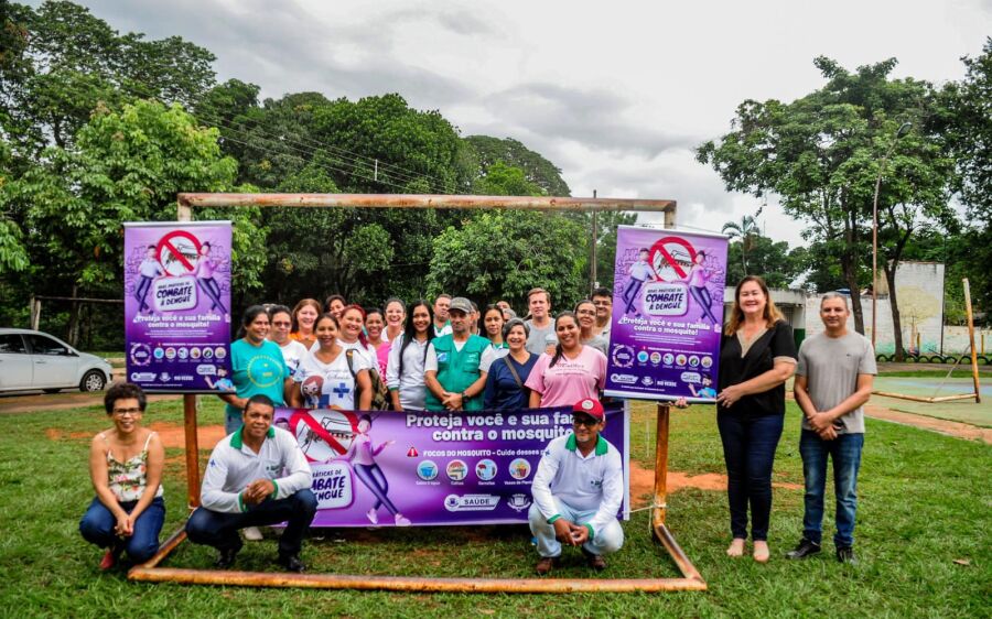 Secretaria Municipal de Saúde promove ação educativa sobre o combate de Dengue, e Zika vírus 
