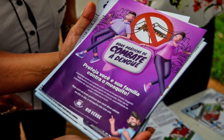 Secretaria de Saúde promove ação educativa sobre o combate a Dengue, Zika e Chikungunya em Rio Verde