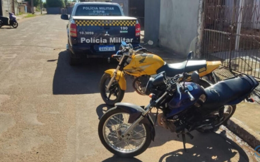 Polícia Militar realiza blitz e apreende motos irregulares em Coxim
