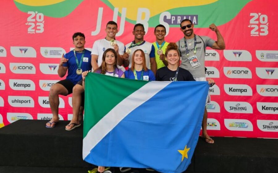 Beach wrestling se destaca e MS fecha os Jogos Universitários Brasileiros de Praia com sete medalhas