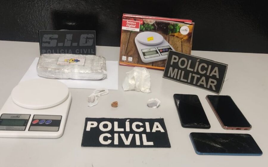 Operação da Polícia Civil e PM prende três por tráfico de drogas em Rio Verde