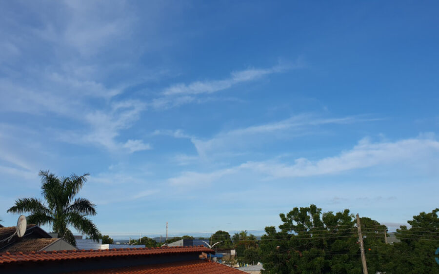 Coxim tem mínima de 16°C e sensação térmica de 19°C nesta sexta-feira