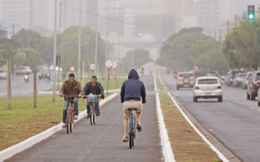 Temperaturas caem com mínima de 13ºC e frio chega aos 10ºC em MS