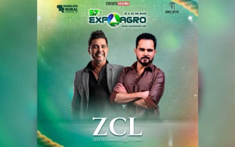 Expoagro começa hoje em Dourados com festa do Laço e show de Zezé Di Camargo e Luciano