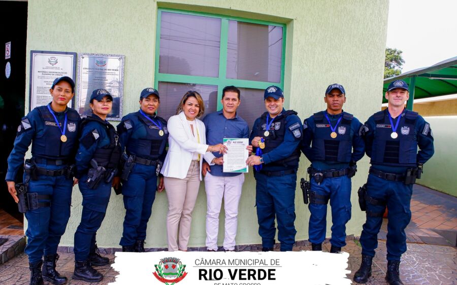 Câmara de Rio Verde homenageia Polícia Militar e novos empresários da cidade