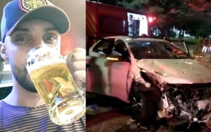 Motorista bêbado fura sinal, provoca batida e mulher morre em Campo Grande