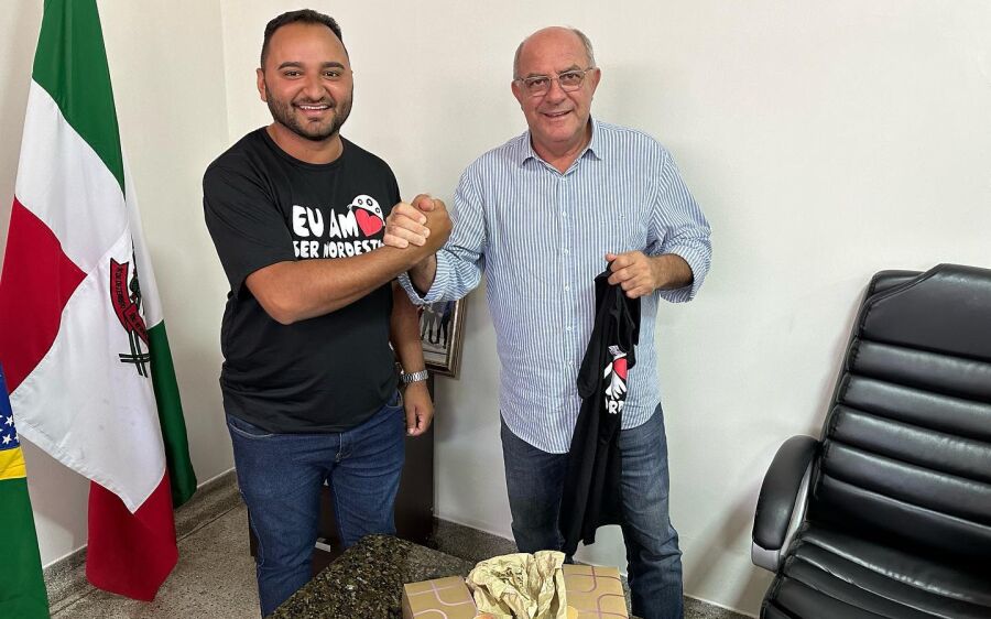 Diretoria do CTN de Rio Verde visita Prefeito e fecha parceria a festa nordestina 2023 em Rio Verde