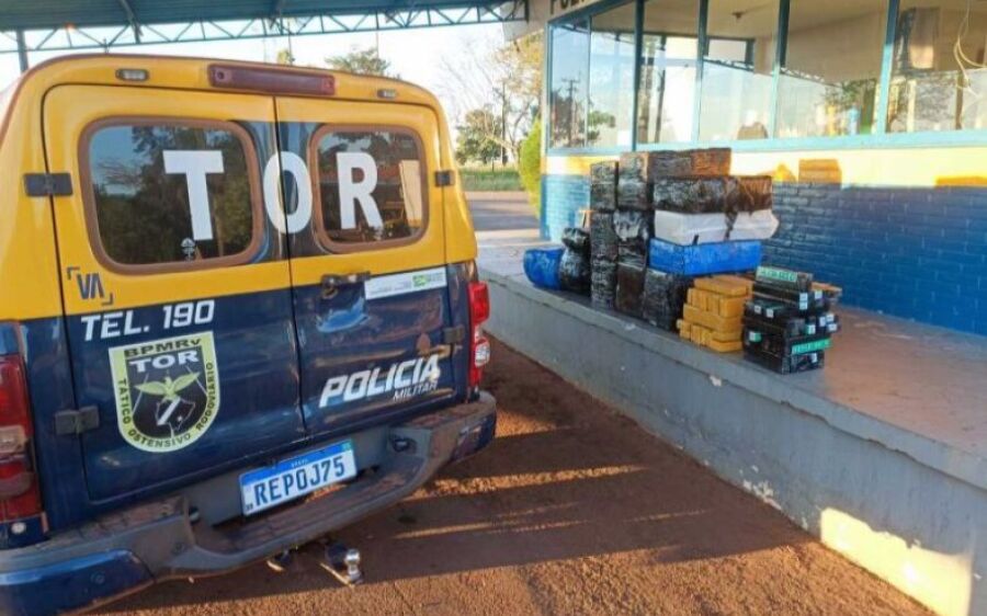 Homens fogem e abandonam carga de entorpecente avaliada em quase R$ 1,5 milhão