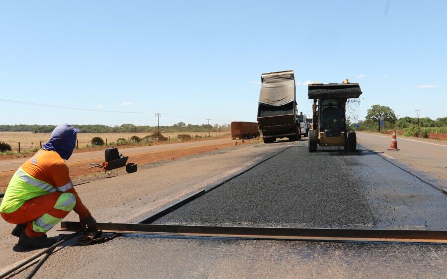 Pontos da BR-163/MS são interditados parcialmente para obras e serviços da CCR MSVia nesta terça 