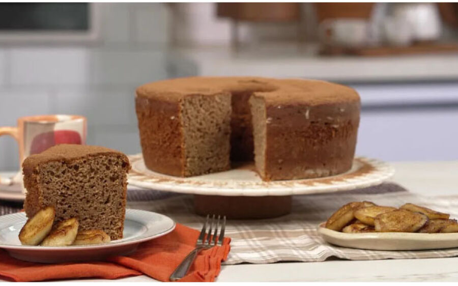 Bolo de casca de banana