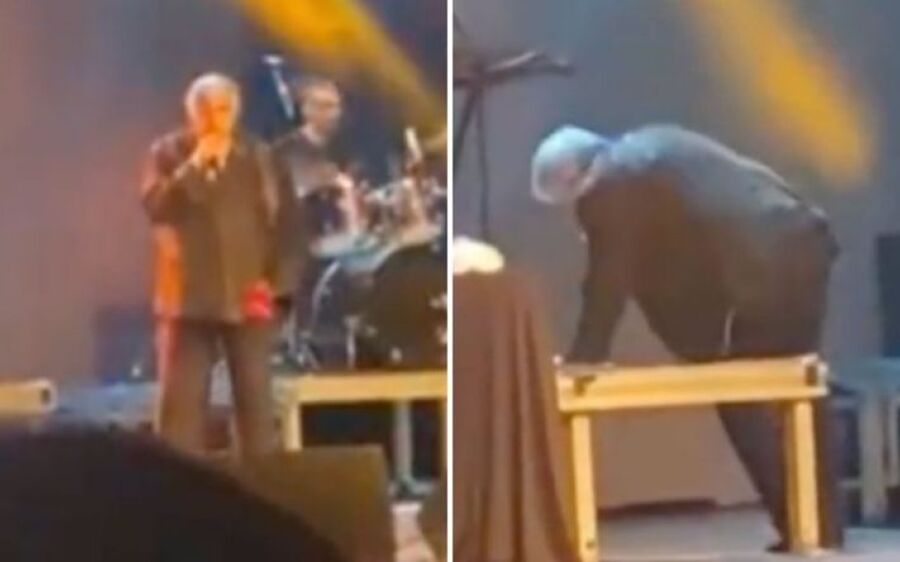 Sidney Magal passa mal no palco durante show e assusta fãs