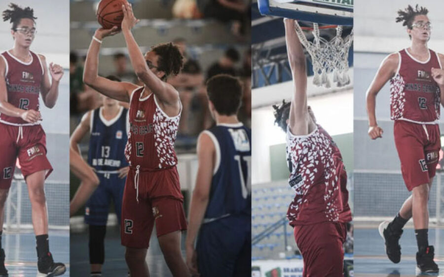 Com mais de 2 metros aos 14 anos, garoto de Campo Grande é descoberta do basquete nacional