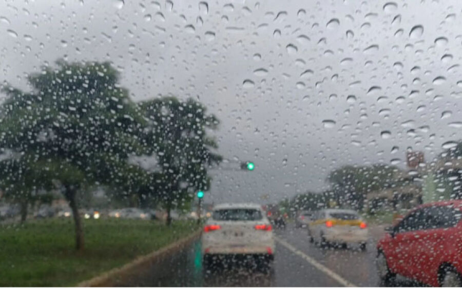 Prepare a máquina de lavar roupa: frente fria chega com chuva no domingo em Mato Grosso do Sul