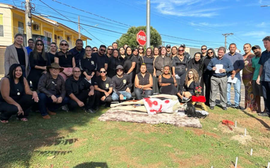 Vereadores participam de Blitz Educativa de enfrentamento ao Feminicídio