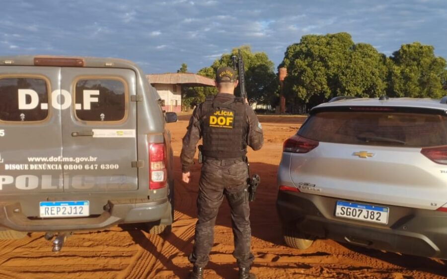 Veículo roubado este ano no Rio de Janeiro é recuperado no MS