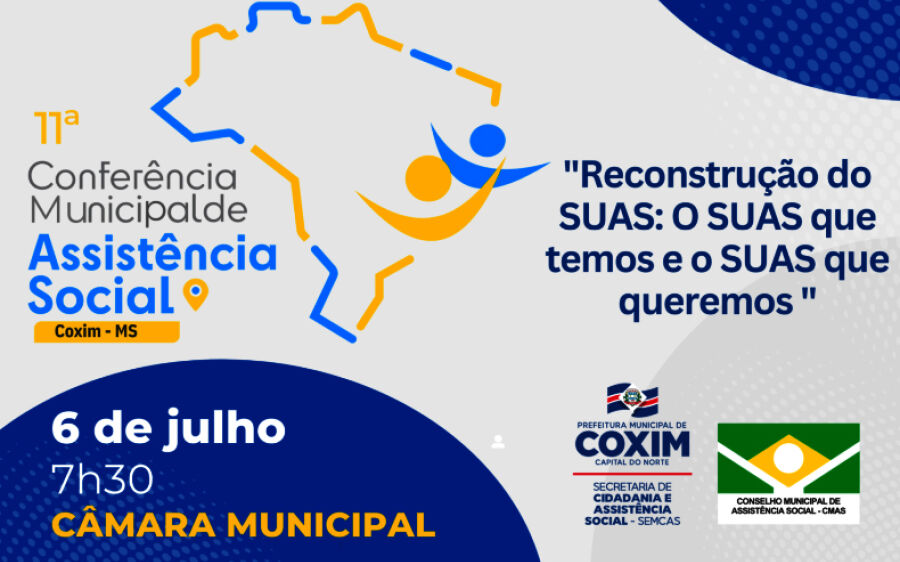 Coxim Sediará A 11ª Conferência  Municipal De  Assistência Social