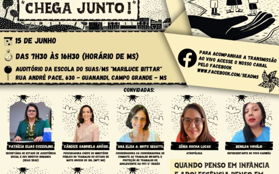 Campo Grande sedia o III Encontro Estadual sobre o Trabalho Infantil