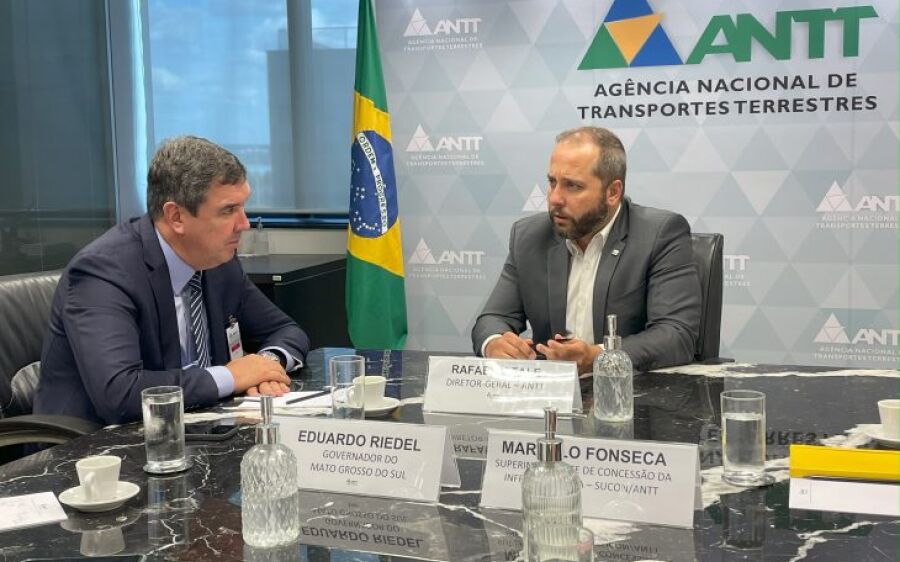 Em reunião com a ANTT, governador busca  soluções para relicitações da BR-163 e Malha Oeste