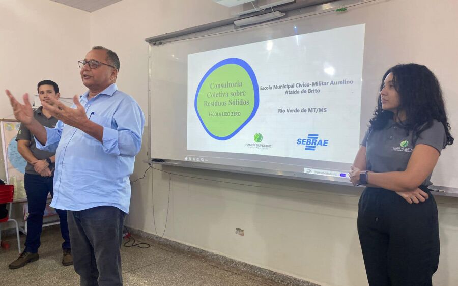 Escola Cívico-Militar recebe Consultoria Coletiva sobre Resíduos Sólidos