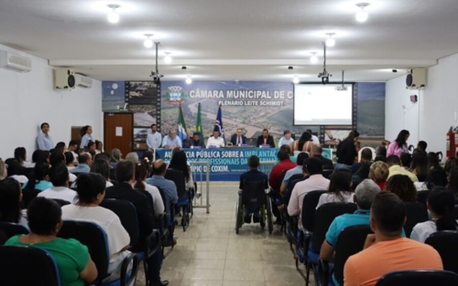Audiência Pública em Coxim discute  implantação do piso dos profissionais  da enfermagem
