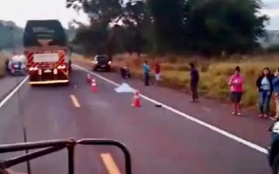 Motociclista atropela anta e morre na BR-267