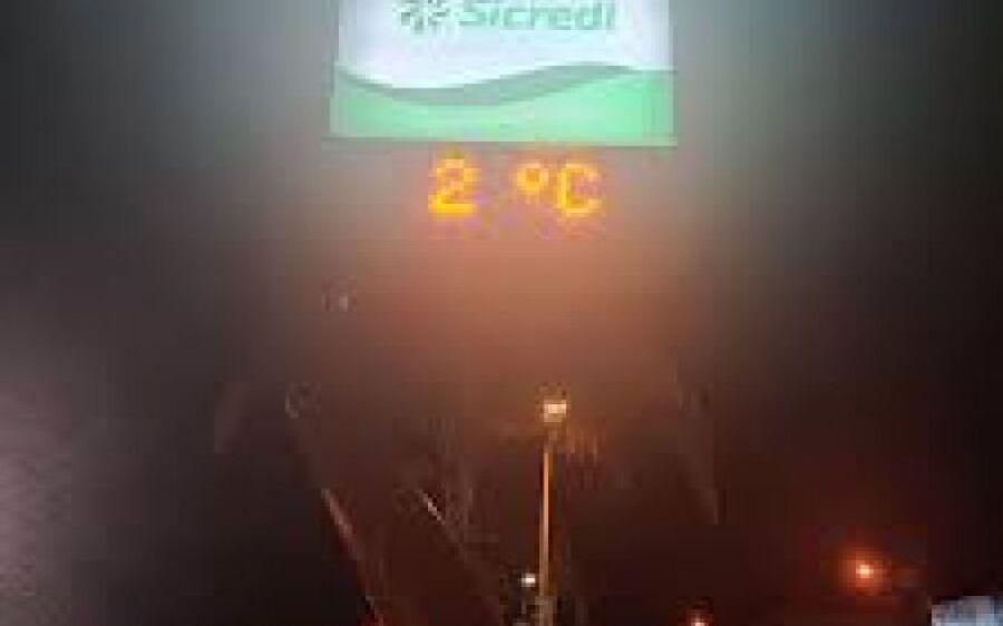 MS registra sensação térmica de 2ºC na madrugada