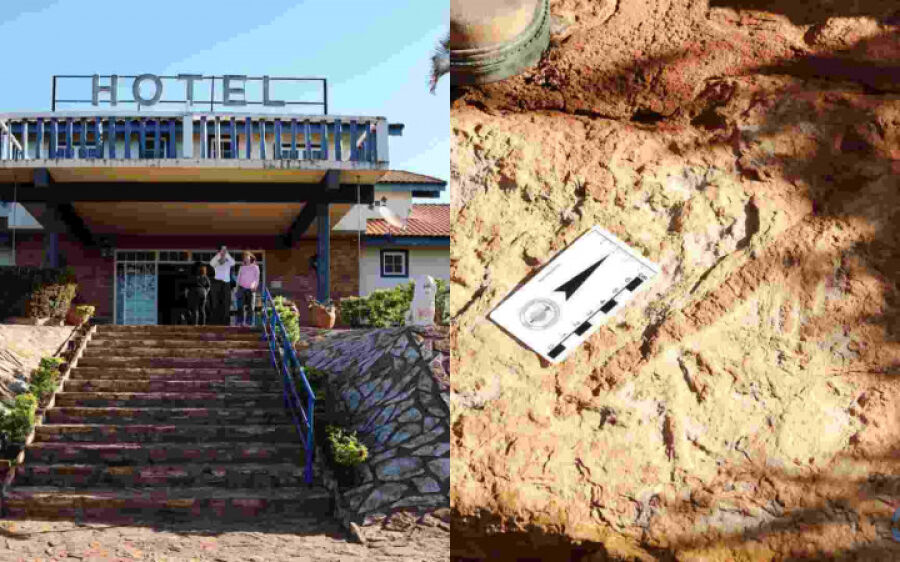 Hotel em Rio Verde às margens da BR-163 guarda curiosidade arqueológica de milhões de anos