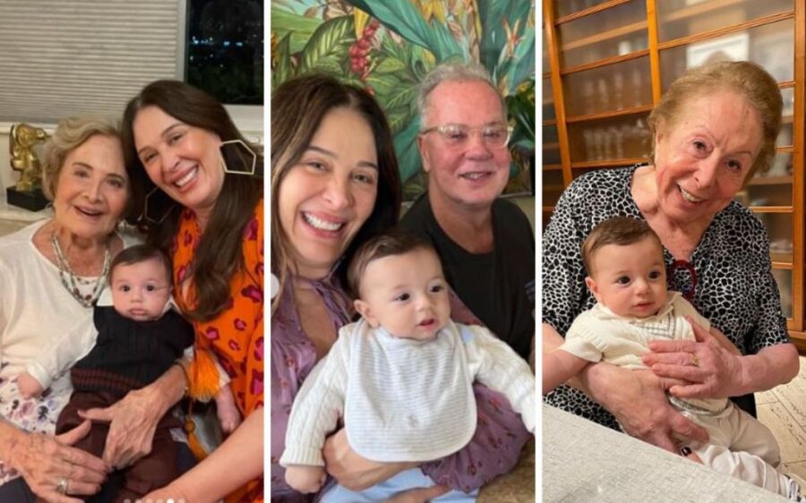 Claudia Raia mostra fim de semana de Luca com amigos famosos da atriz