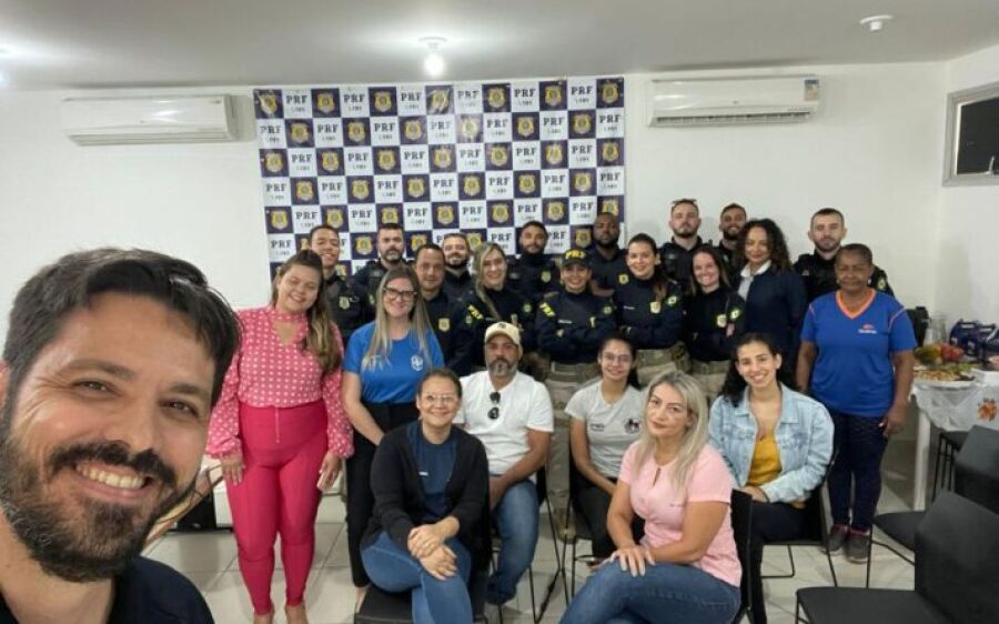 Em parceria com a Secretaria de Saúde, PRF celebra aniversário com ações em saúde para os policiais