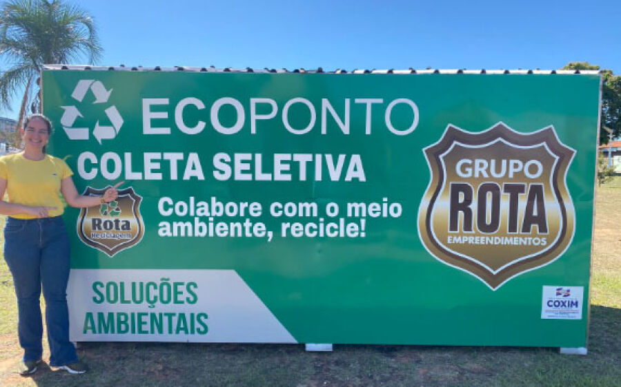 Vereadora Adriana Nabhan comemora a  chegada dos Ecopontos para coleta seletiva 
