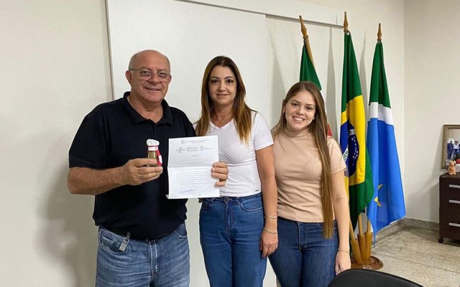 Prefeito Réus Fornari recebe  equipe do 2º Desafio Estadual das  Merendeiras em Rio Verde