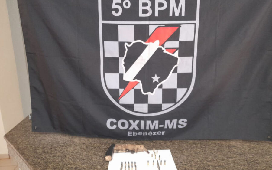 Homem é preso por tentativa de arma de fogo no bairro Vila Mariana, em Coxim