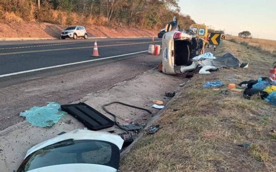 Genro e sogra são as vítimas do acidente da BR-163, entre Coxim e Sonora; a família seguia rumo a MT