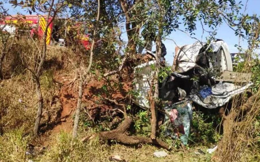 Carro colide em árvore e homem de 64 anos morre na BR-262