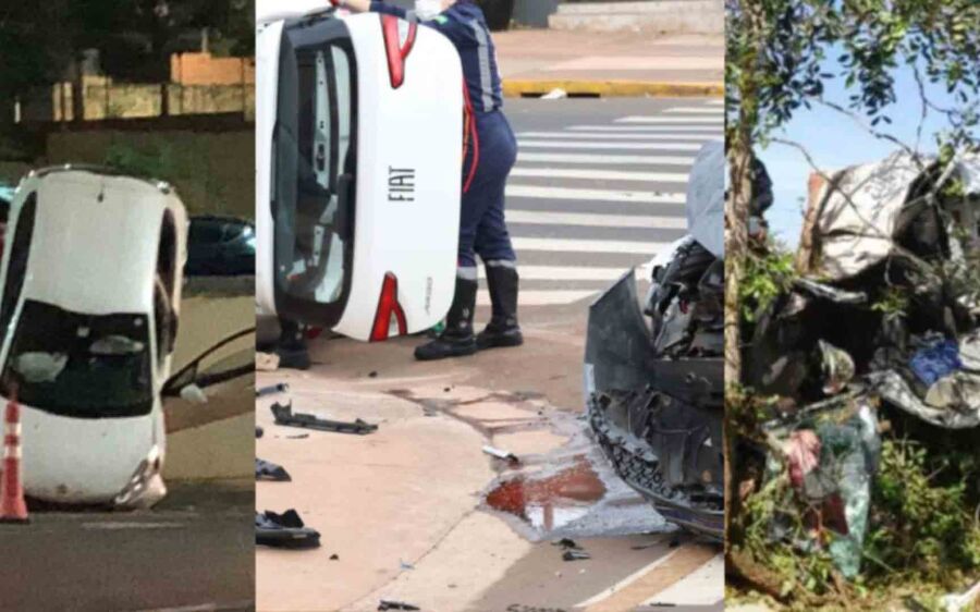 Fim de semana trágico: Mato Grosso do Sul registrou oito acidentes com quatro mortes