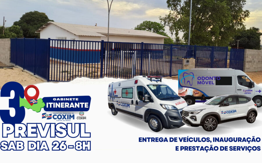 Prefeitura de Coxim vai inaugurar Centro de Arte, Cultura e Esporte no 3º Gabinete Itinerante