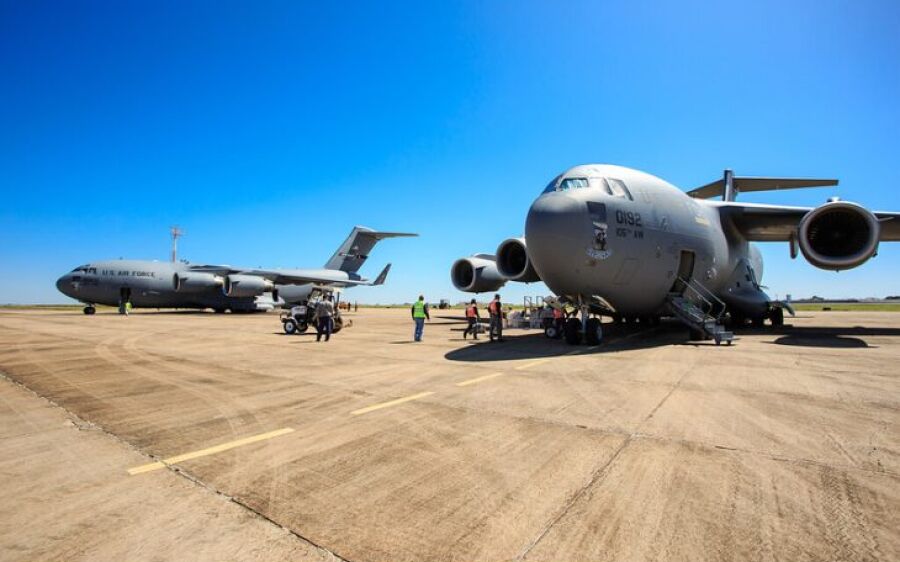 FAB utiliza aeroporto de Bonito para treinamento militar com Guarda Aérea de Nova Iorque