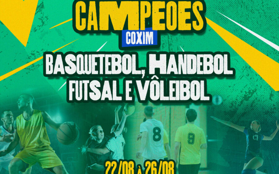 Copa dos Campeões em Coxim reune atletas de todo Estado em várias modalidades