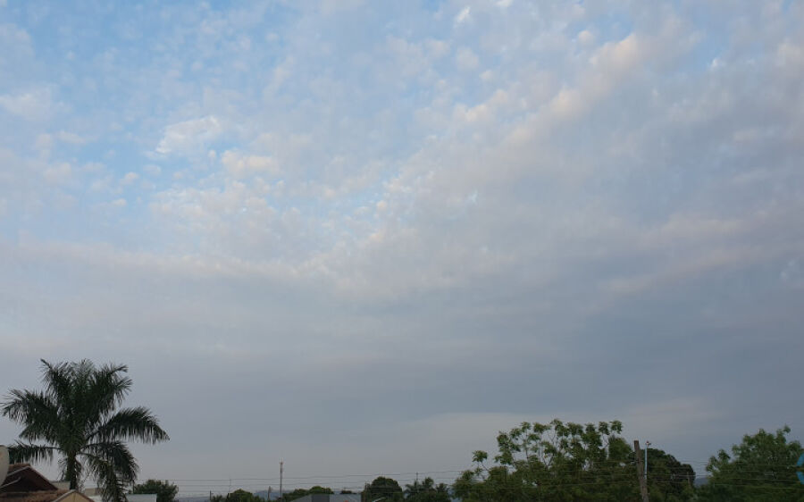Previsão indica chance de chuva e máxima de 34ºC em Mato Grosso do Sul