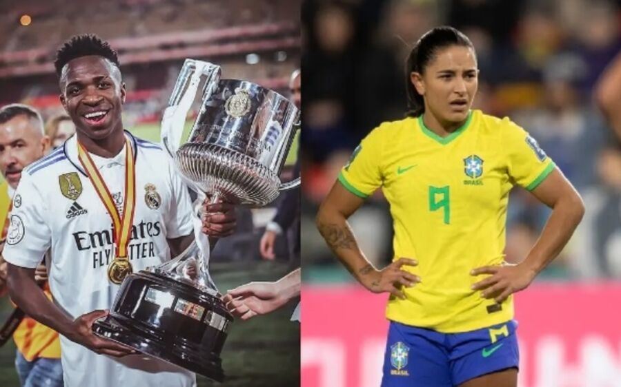 Vini Jr e Debinha estão entre os finalistas ao prêmio Bola de Ouro