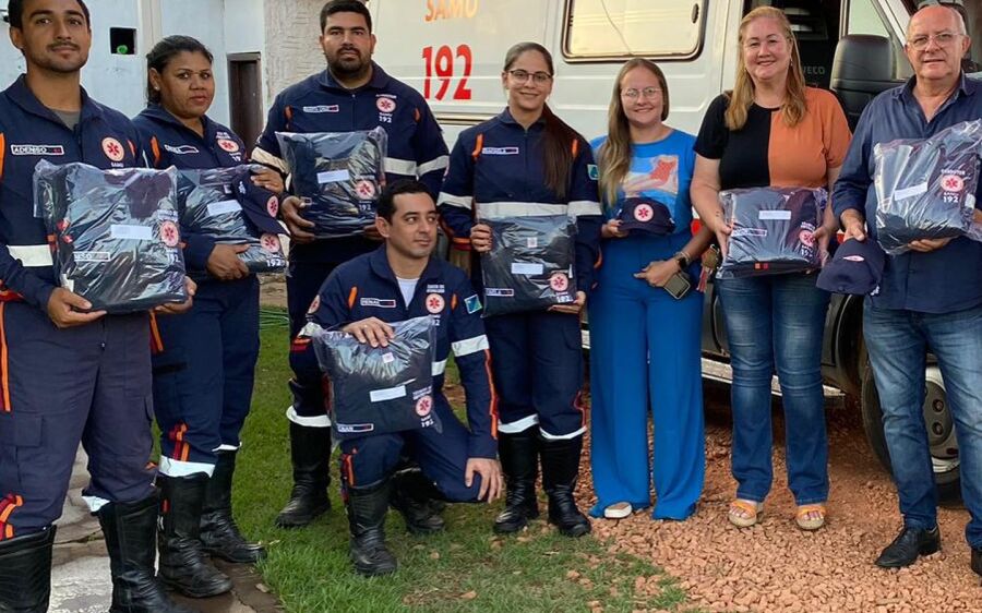 Prefeitura de Rio Verde  renova uniformes para  equipe do SAMU, priorizando segurança e qualidade.