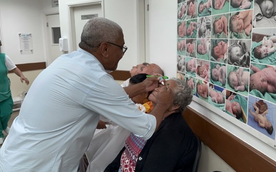 Hospital Regional de Coxim realiza 82 cirurgias de catarata em um dia